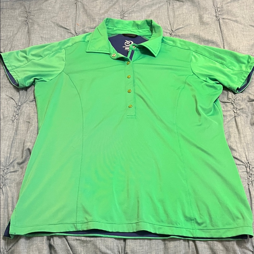 Woman’s Green zero restriction Polo Shirt